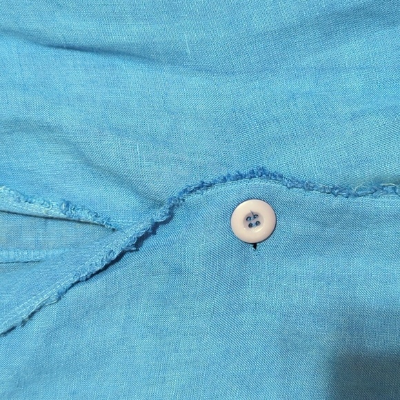 Venti6 Cobalt Blue Linen Blazer Made in Italy sz L - Picture 4 of 6